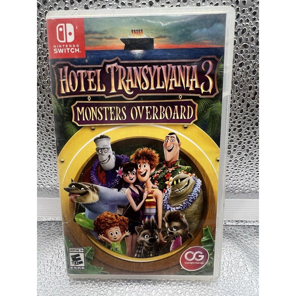 Hotel Transylvania 3 Monsters Overboard (Nintendo Switch, 2018) Complete Tested